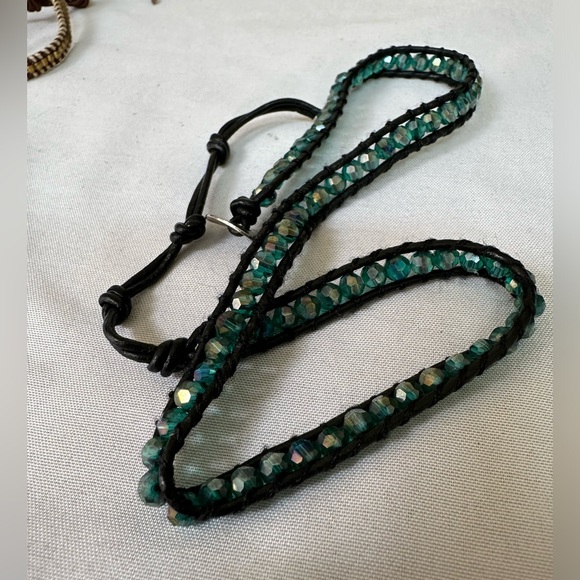 Three sparkly boho style wrap bracelets - Picture 4 of 6